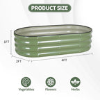 1MORE Galvanized Raised Garden Bed- Planter Garden Boxes Outdoor, Raised Beds - Image 5