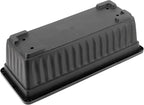 JOIKIT 17 Inches Black Plastic Planter Box, 6 Packs, Good Drainage, Indoor - Image 4
