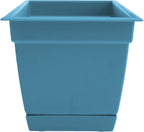Bloem Dayton 24" Ocean Blue Recycled Plastic Rectangle Window Box Planter - Image 4