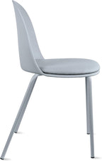 2xhome Modern Stackable Armless Dining Chair | Plastic Shell Seat - Image 9