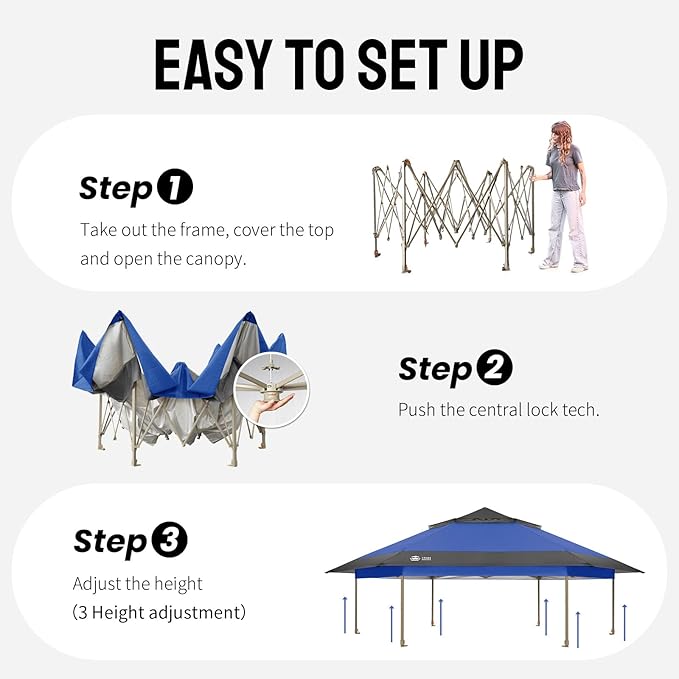 CROWN SHADES 12x12 Pop Up Gazebo - Image 7
