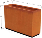 Plantercraft Corten Steel Planter, Large Rectangular Planters - Image 5