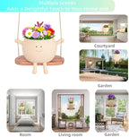 Swing Face Hanging Planter Pot - Image 5