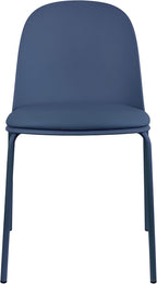 2xhome Parent Modern Stackable Armless Dining Chair | Plastic Shell Seat - Image 4