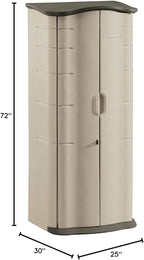 Rubbermaid Compact Vertical Resin Storage Shed - Image 8