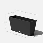 Veradek Pure Series Midori Trough Planter - Image 2