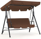 AECOJOY Porch Swing with Stand. 3-Seat Outdoor Clearance Porch Swings - Image 6