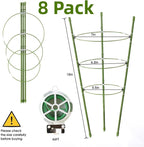 8 Pack Tomato Cage Plant Support Cages - Image 2