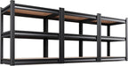 Set of 3 Garage Shelving, 3 Tier Garage Storage Shelves, Adjustable Heavy Duty by Unknown