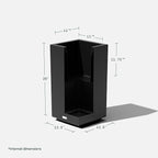 Veradek Block Series Pedestal Planter - Image 3