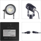 APONUO Metal Solar Spot Lights Outdoor - Image 5