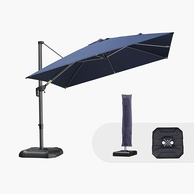 PURPLE LEAF 10'×10' Patio Umbrella by PURPLELEAF
