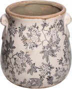 Rustic Farmhouse Ceramic Flower Pots, Vintage Antique Planters & Vase - Image 2