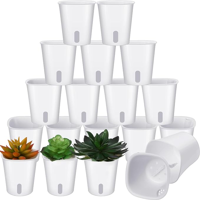 20 Pcs 3 Inch Self Watering Pots Self Watering Planters by Ziliny
