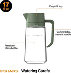 Fiskars Glass Watering Carafe, Indoor Plant Watering Can - Image 2