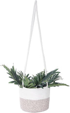 Hanging Planter Basket Jute Rope Woven Plant Hangers Indoor Hanging Plant - Image 3