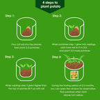 Delxo 5 Pack 7 Gallon Potato Growing Bags, Planter Garden Grow Bags - Image 5