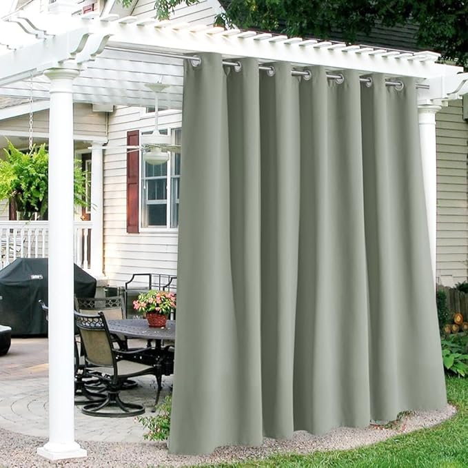 RYB HOME Extra Wide Outdoor Curtains by RYBHOME