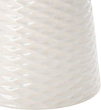 Safavieh Castle Gardens Collection Daphne White Glazed Ceramic Garden Stool - Image 6