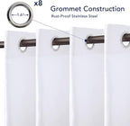 PureFit Outdoor Curtains for Patio Waterproof Weatherproof, UV Resistant - Image 4