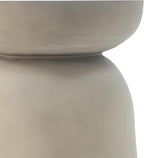 Christopher Knight Home Stela Patio Lightweight Concrete Drum Side Table - Image 7