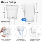 2.5 Inch Mini Self Watering Pots - Image 4