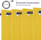 PureFit Outdoor Curtains for Patio Waterproof Weatherproof, UV Resistant - Image 4