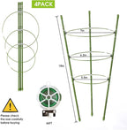 Kgozwon 4 Pack Tomato Cage Plant Support Cages - Image 2