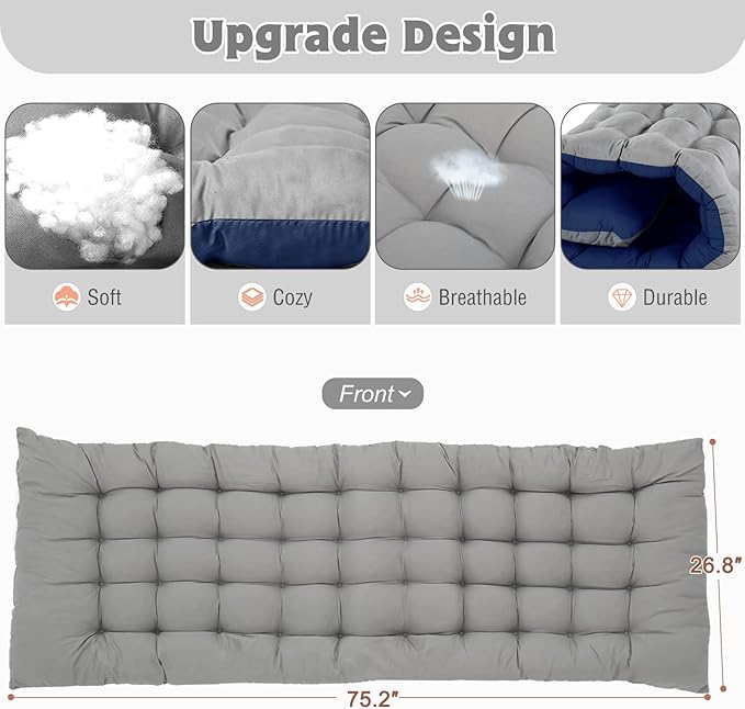 ABORON 2PK Heavy Duty Tanning Chair, 5-Gear Outdoor Folding Chaise Lounge Chair - Image 3