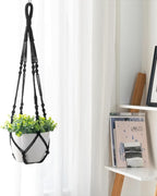 Mkono 3 Pack Macrame Plant Hangers Indoor Different Size Hanging Planter Basket - Image 4