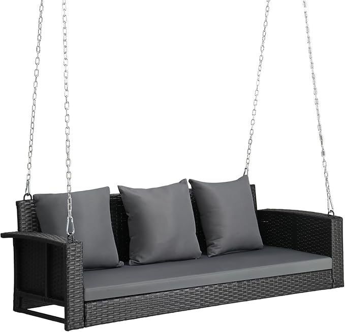Outvita Porch Swing, 5FT Hanging Outdoor Porch Swings by Outvita