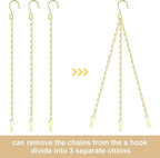 RIFNY Gold Chain for Hanging Plants, 20 Inch Small Plant Chains for Hanging - Image 6