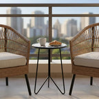 LIFFY Outdoor Side Table, Indoor Round Home Decor End Table & Accent Table - Image 6