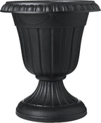 Arcadia Garden Products PL10BK Classic Traditional Plastic Urn Planter by Unknown