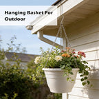Hanging Planters 10 Inch, Self Watering Hanging Basket - Image 3