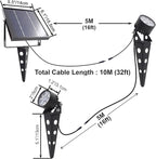 Solar Spot Lights Outdoor Legacy Mini 50X Twin Solar-Powered LED Spotlight - Image 3