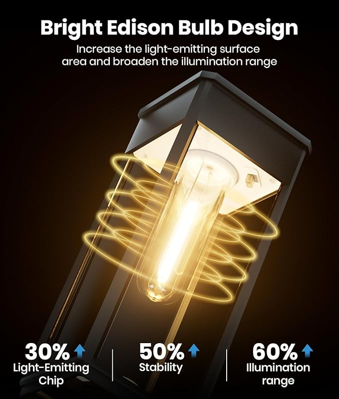 Solar Pathway Lights Outdoor, 8 Pack Bright Solar Lights Outdoor, Auto On/Off - Image 5