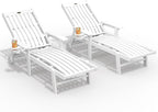Patio Chaise Lounge Chair Set of 2, Oversized Lounge Chair Outdoor by THOEOE