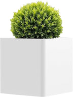Large Metal Outdoor Planter Box 24" W x 24" D x 24" H, Cube Planters by Gardenaire
