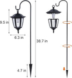 Dynaming 4 Pack Solar Hanging Lights Outdoor, Solar Powered Garden Decorative - Image 2
