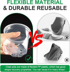 100 Pack 4 Inch Clear Plant pots - Image 4
