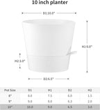 FaithLand 2-Pack 10 Inch Planter Pots - Image 2