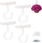 2.5in Ceiling Hooks for Hanging Plants 4Pack by QualityEfficiency