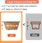 DUNCHATY Stackable Planter, Vertical Garden Planter - Image 6