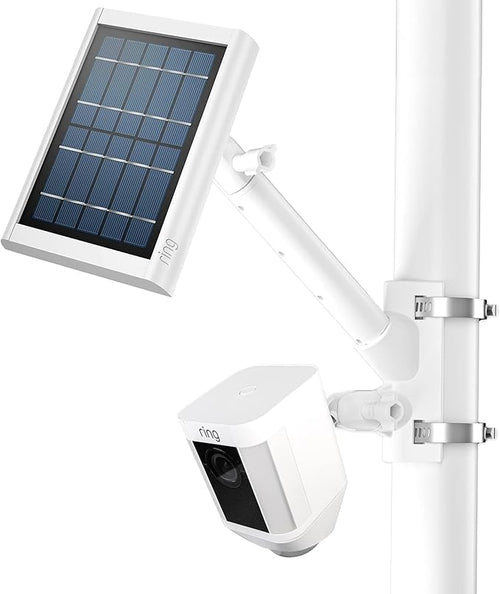2-in-1 Pole Mounting Bracket for Ring Stick Up Cam Pro Solar Panel and Battery by HOLACA