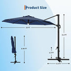 Garvee 10 ft Cantilever Patio Umbrella - Image 7