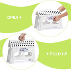 Delxo 9 Inch Folding Step Stool - Image 6