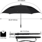 G4Free 47/54/62/68/72 Inch Automatic Open Golf Umbrella Oversize Extra Large - Image 2