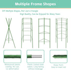 Riare 2 Pack 4 FT Tomato Cages for Garden- 48inches Heavy Duty Garden Stakes - Image 5