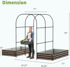 DoCred 3 in 1 Raised Garden Bed - Image 8